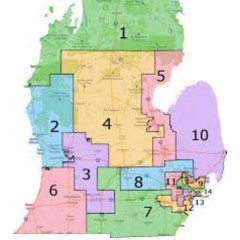 Map of Congressional Districts